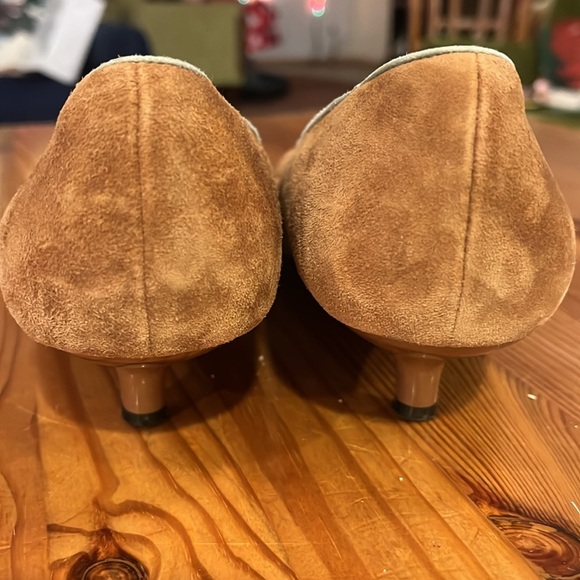 Vintage Pazzo suede kitten heel shoes 9M - Picture 4 of 12